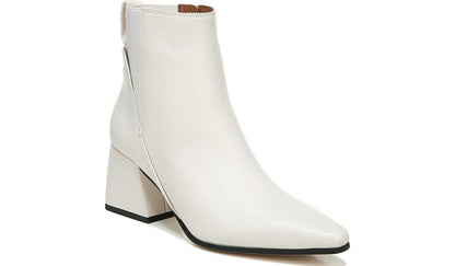 Sarto Brynn Block Heel Bootie - Putty Leather