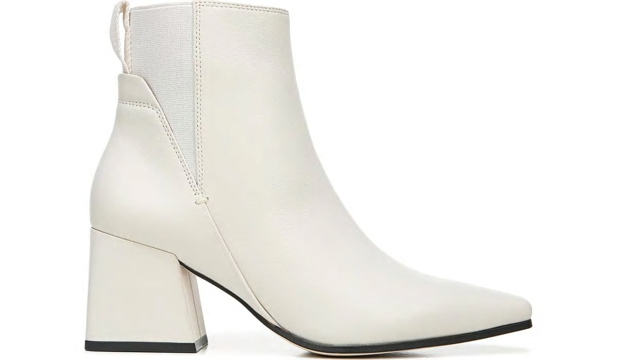 Sarto Brynn Block Heel Bootie - Putty Leather