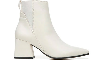 Sarto Brynn Block Heel Bootie - Putty Leather