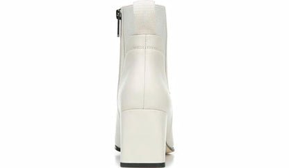Sarto Brynn Block Heel Bootie - Putty Leather