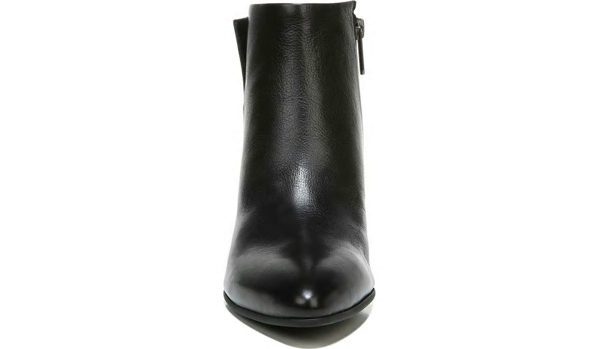 Sarto Kinga Block Heel Bootie - Black Leather