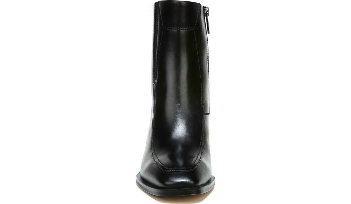 Sarto Romana Block Heel Bootie - Black Leather