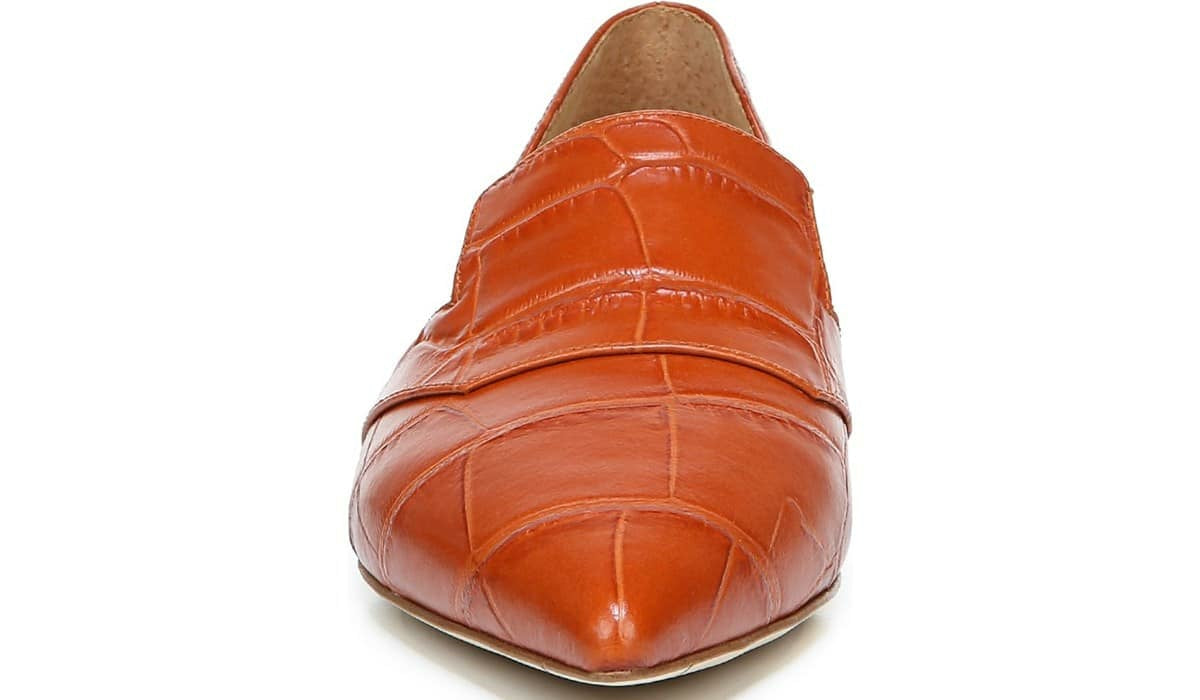 Sarto Toby D'Orsay Flat - Dark Orange Leather