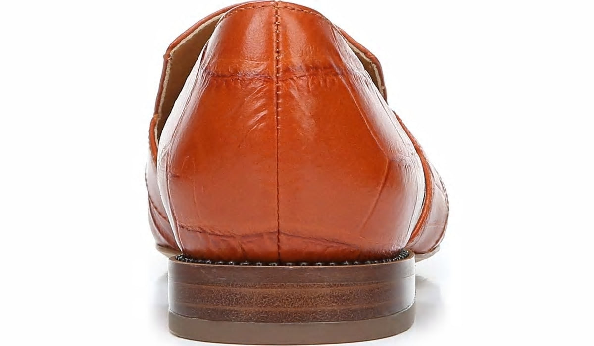 Sarto Toby D'Orsay Flat - Dark Orange Leather