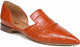 Dark Orange Leather