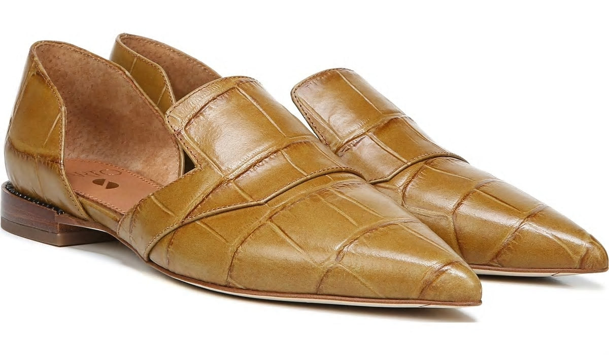 Sarto Toby D'Orsay Flat - Camel Leather