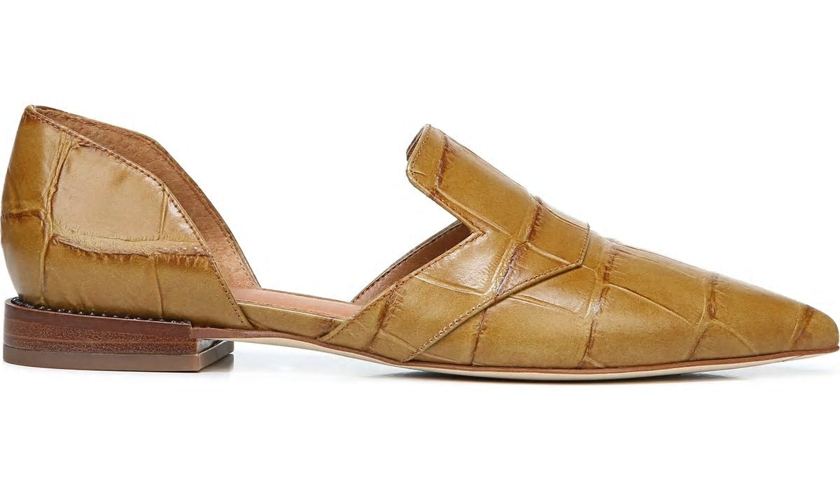 Sarto Toby D'Orsay Flat - Camel Leather