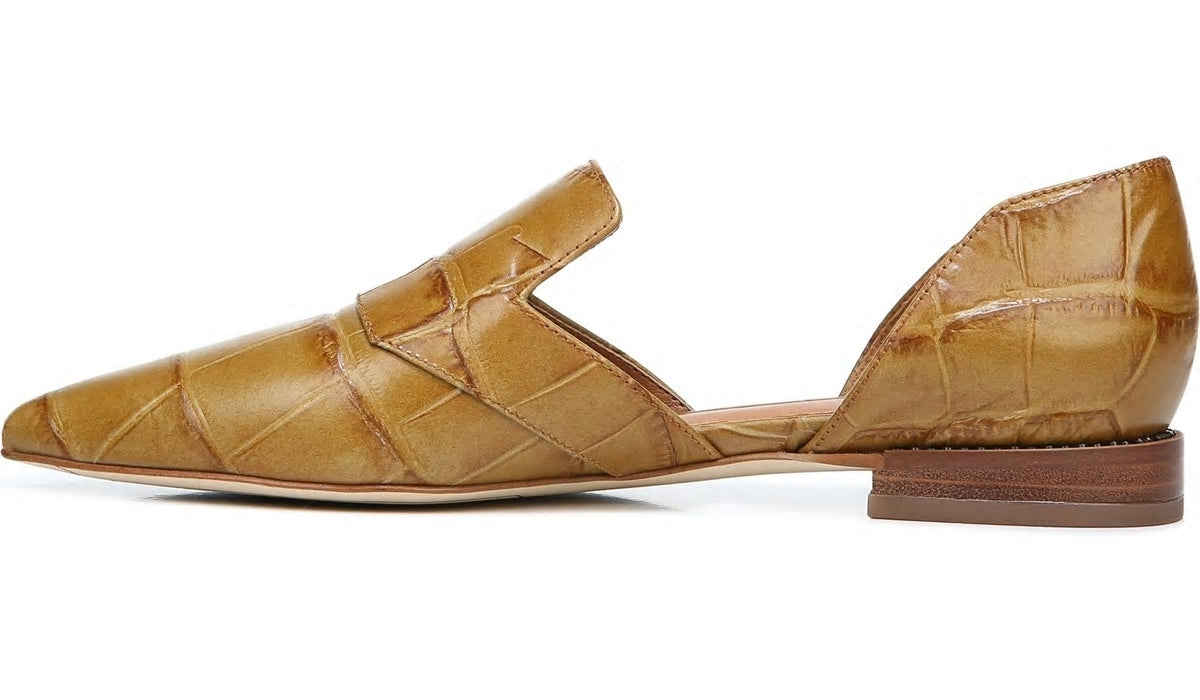 Sarto Toby D'Orsay Flat - Camel Leather