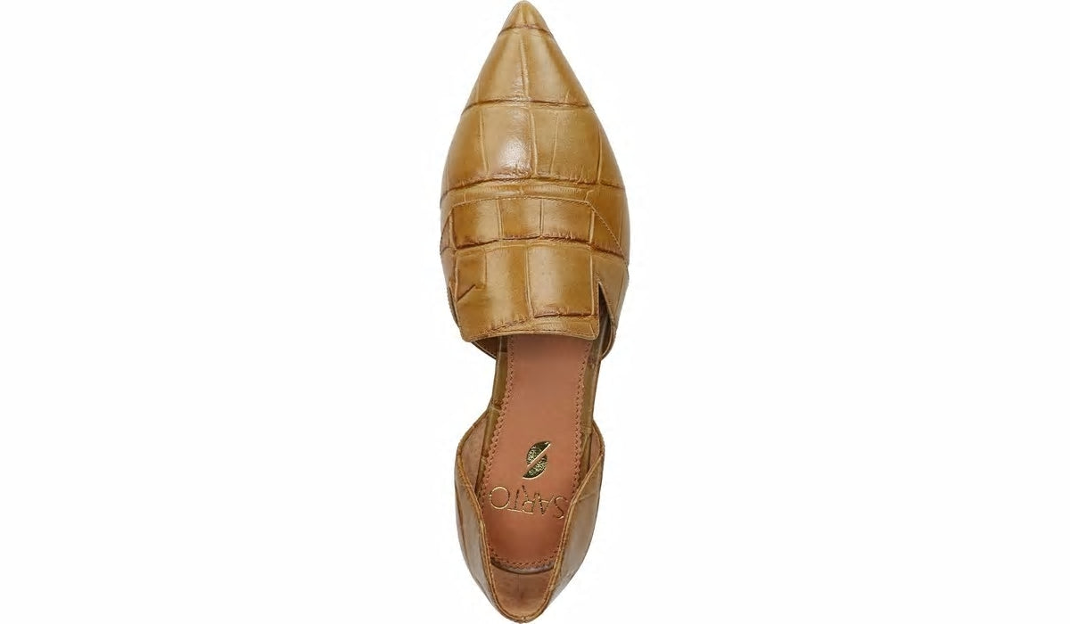 Sarto Toby D'Orsay Flat - Camel Leather