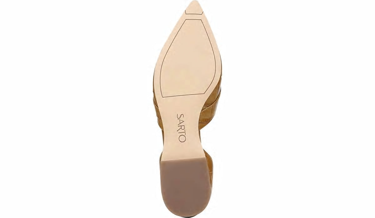 Sarto Toby D'Orsay Flat - Camel Leather