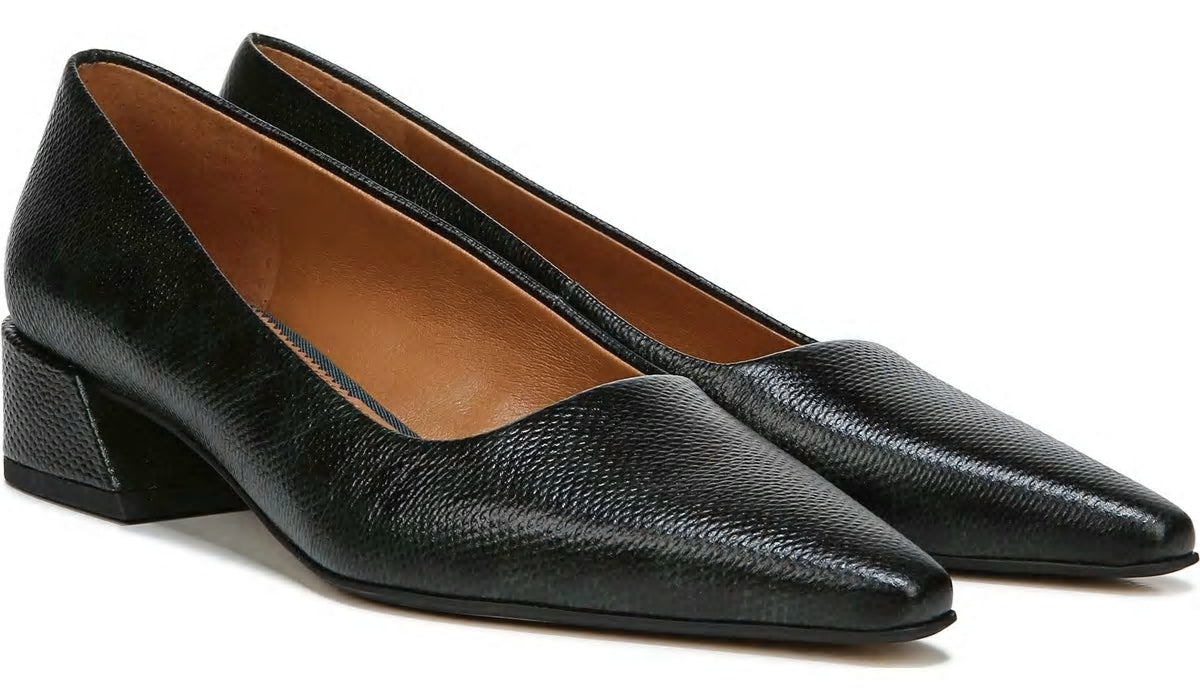 Sarto Modena Block Heel Pump - Pine Leather
