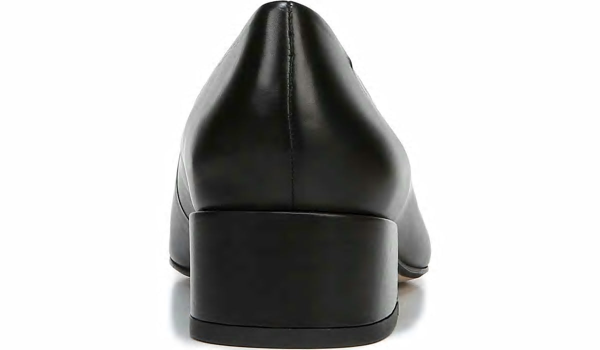Sarto Modena Block Heel Pump - Black Leather