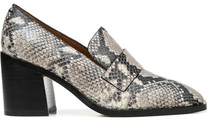 Sarto Renato Block Heel Pump - Roccia Snake Print Leather