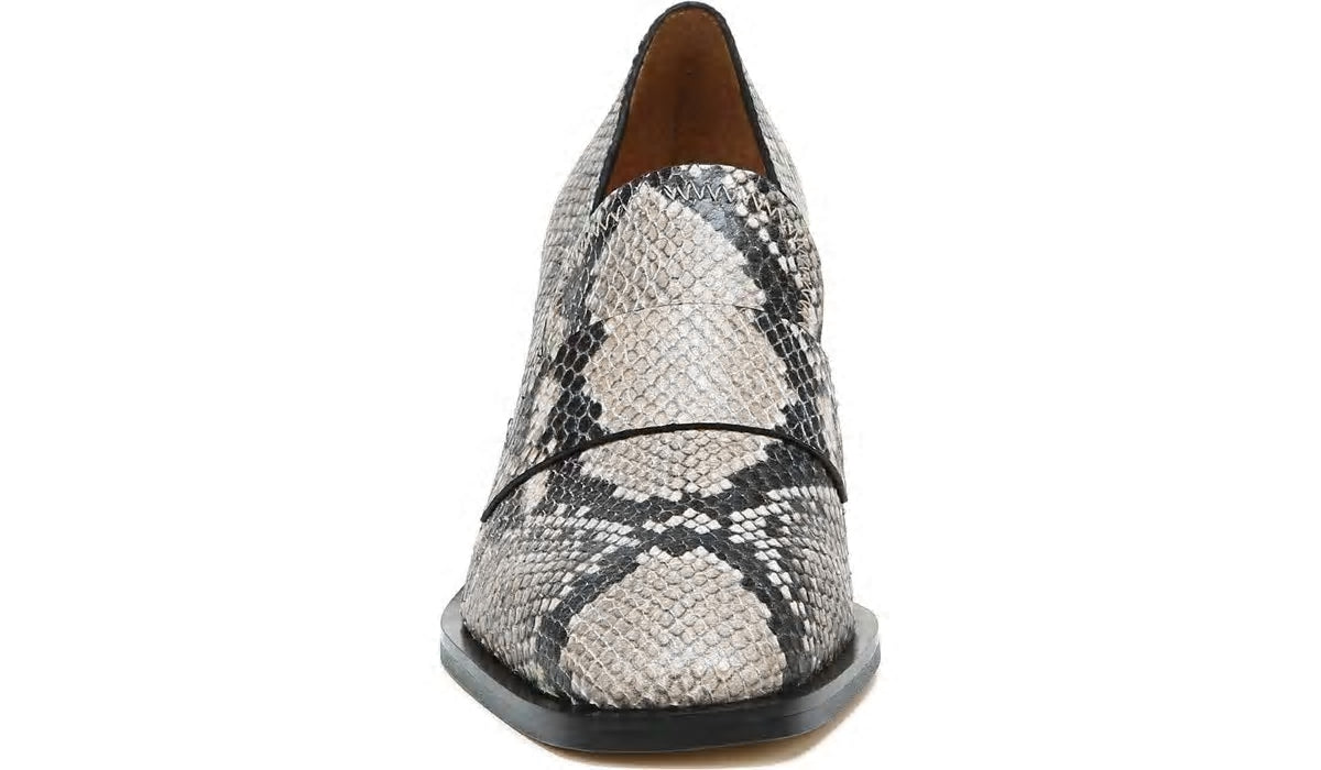 Sarto Renato Block Heel Pump - Roccia Snake Print Leather
