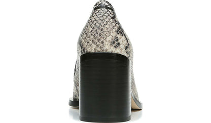 Sarto Renato Block Heel Pump - Roccia Snake Print Leather
