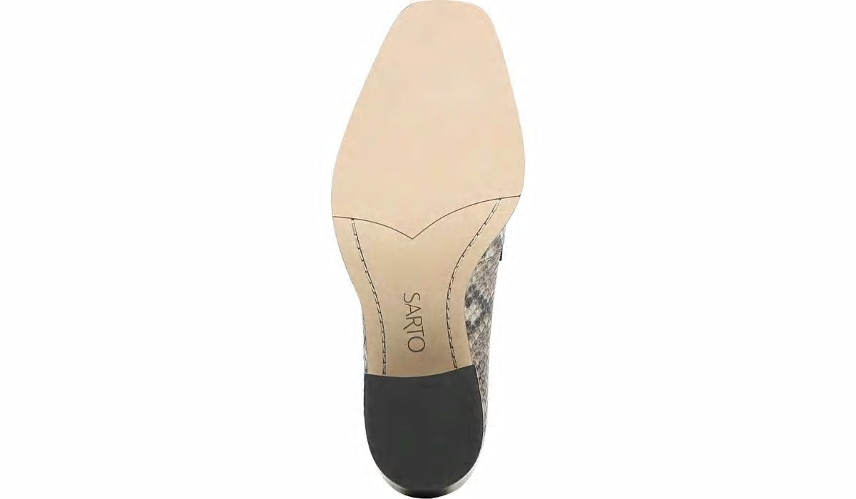 Sarto Renato Block Heel Pump - Roccia Snake Print Leather