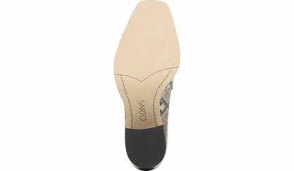 Sarto Renato Block Heel Pump - Roccia Snake Print Leather