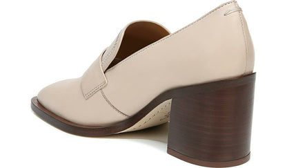 Sarto Renato Block Heel Pump - Bone Leather