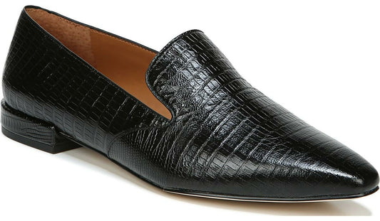 Sarto Parma 2 Flat - Black Snake Print Leather