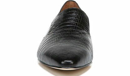 Sarto Parma 2 Flat - Black Snake Print Leather
