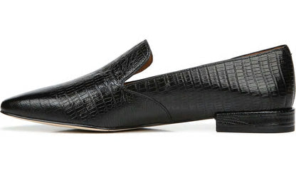 Sarto Parma 2 Flat - Black Snake Print Leather