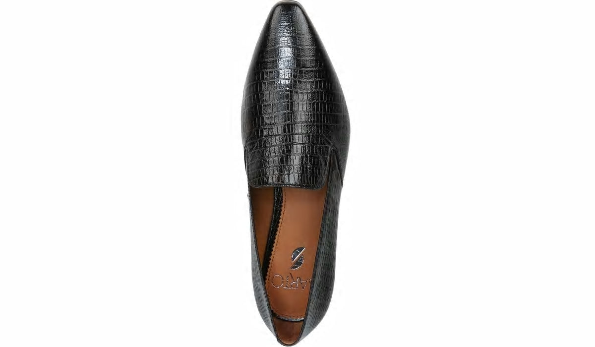 Sarto Parma 2 Flat - Black Snake Print Leather