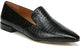 Black Snake Print Leather
