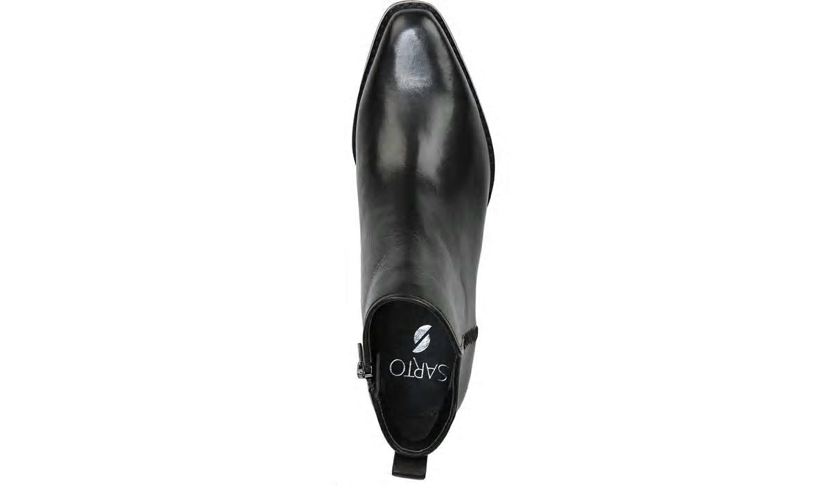 Sarto Asti Ankle Boot - Black Leather