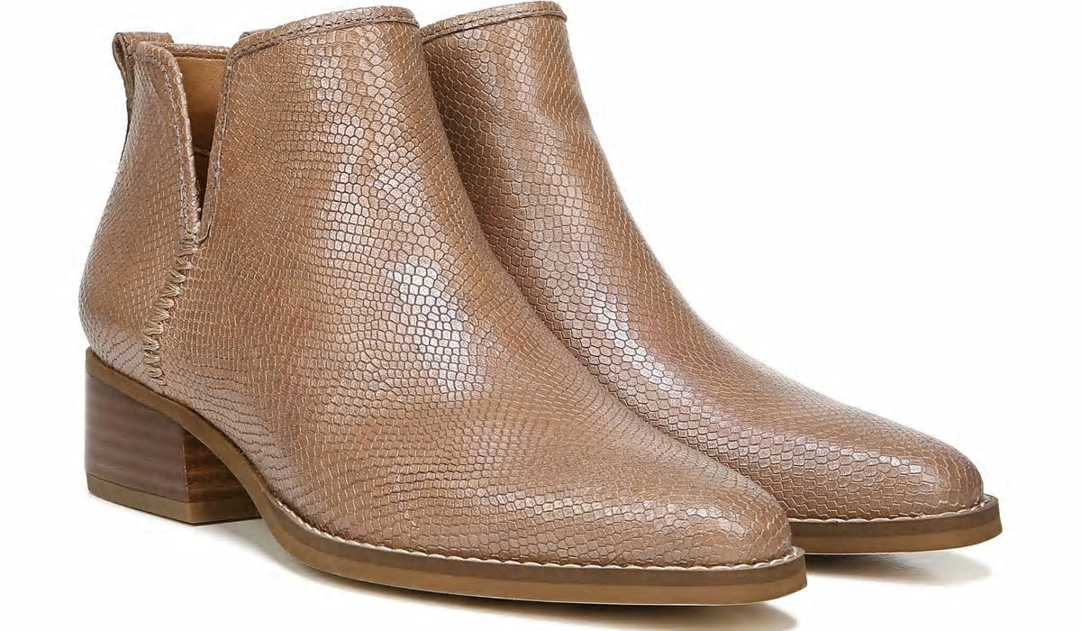 Sarto Asti Ankle Boot - Taupe Snake Print Leather