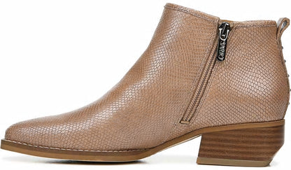 Sarto Asti Ankle Boot - Taupe Snake Print Leather