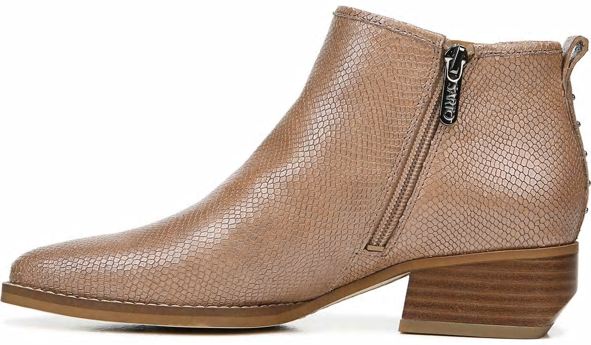 Sarto Asti Ankle Boot - Taupe Snake Print Leather