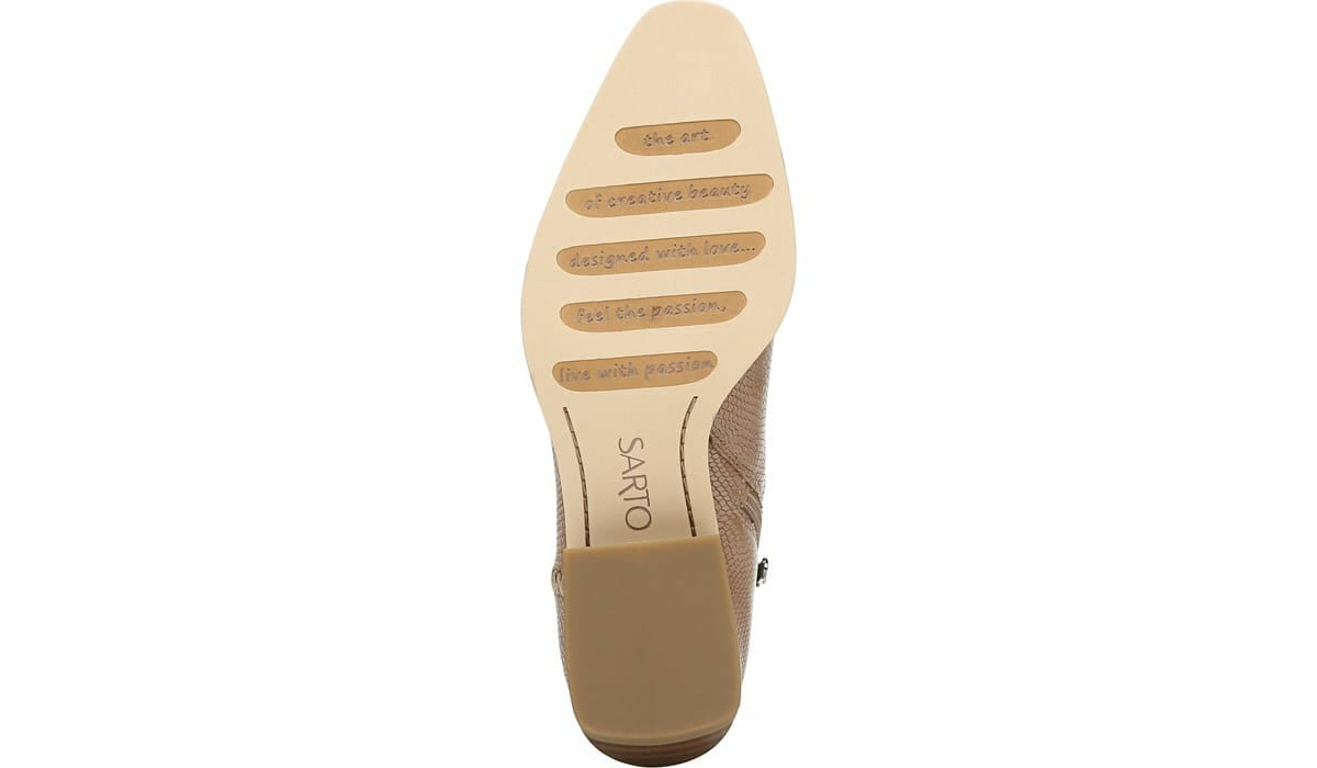 Sarto Asti Ankle Boot - Taupe Snake Print Leather