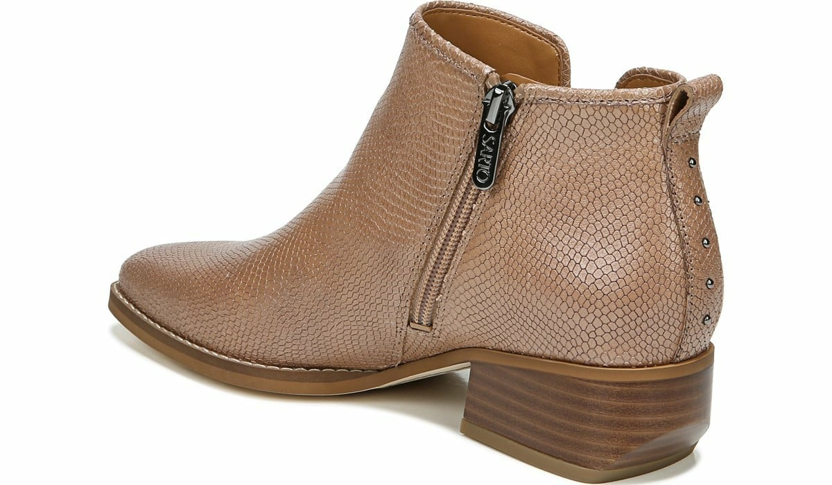 Sarto Asti Ankle Boot - Taupe Snake Print Leather