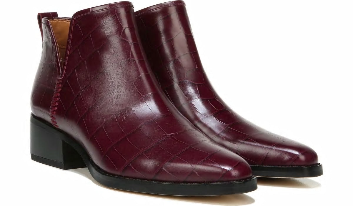Sarto Asti Ankle Boot - Mulberry Leather