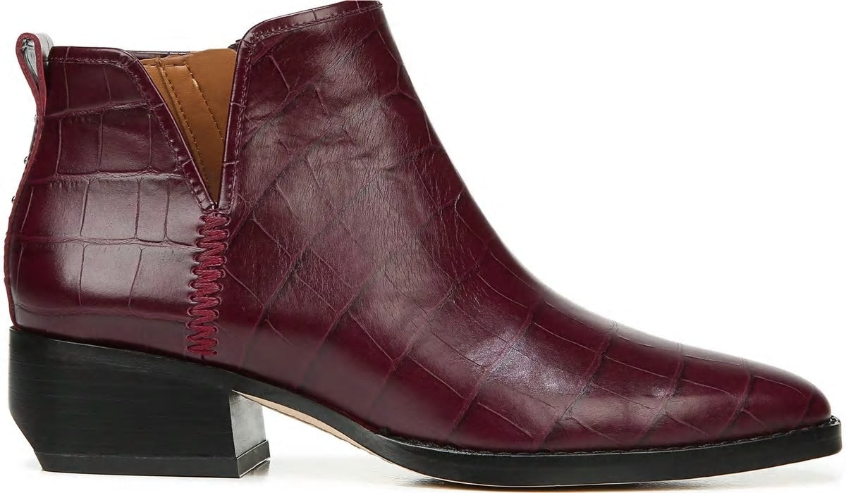 Sarto Asti Ankle Boot - Mulberry Leather