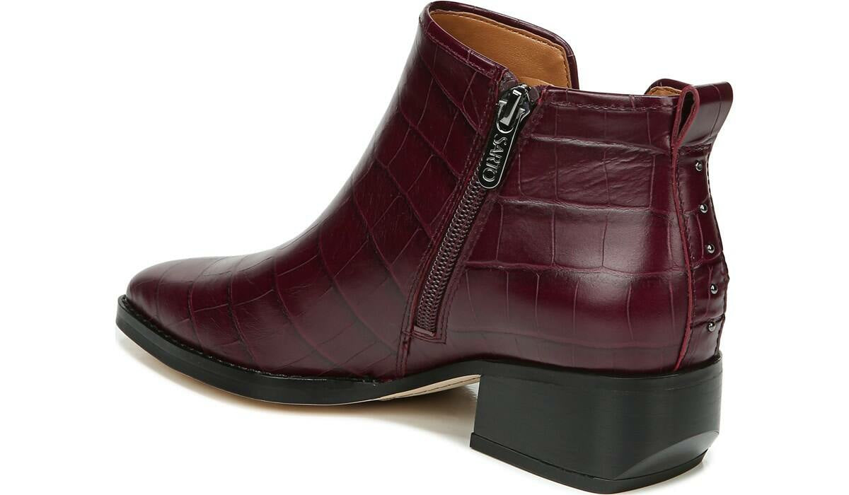 Sarto Asti Ankle Boot - Mulberry Leather