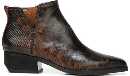 Sarto Asti Ankle Boot - Espresso Snake Print Leather