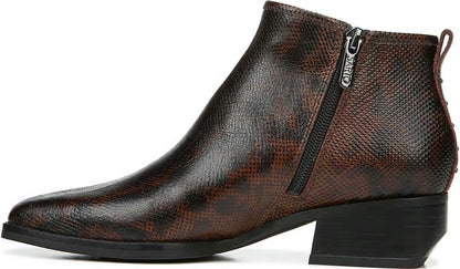 Sarto Asti Ankle Boot - Espresso Snake Print Leather