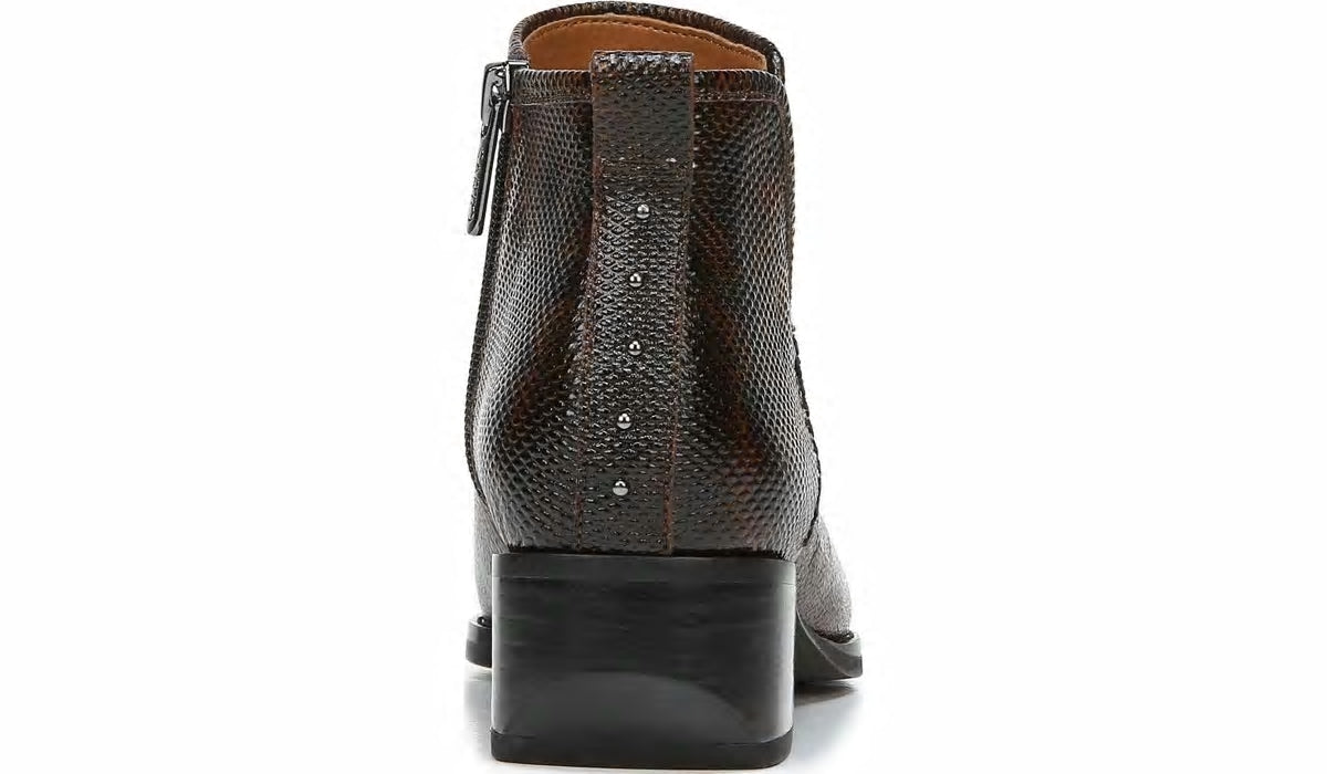 Sarto Asti Ankle Boot - Espresso Snake Print Leather