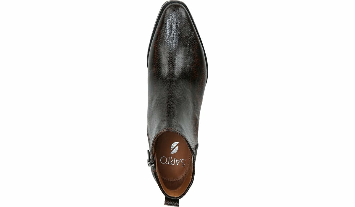 Sarto Asti Ankle Boot - Espresso Snake Print Leather