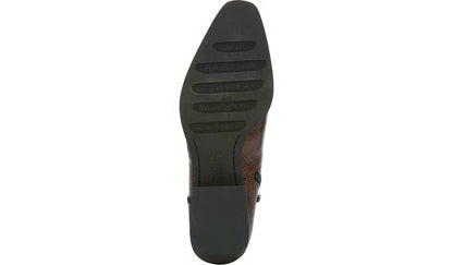Sarto Asti Ankle Boot - Espresso Snake Print Leather