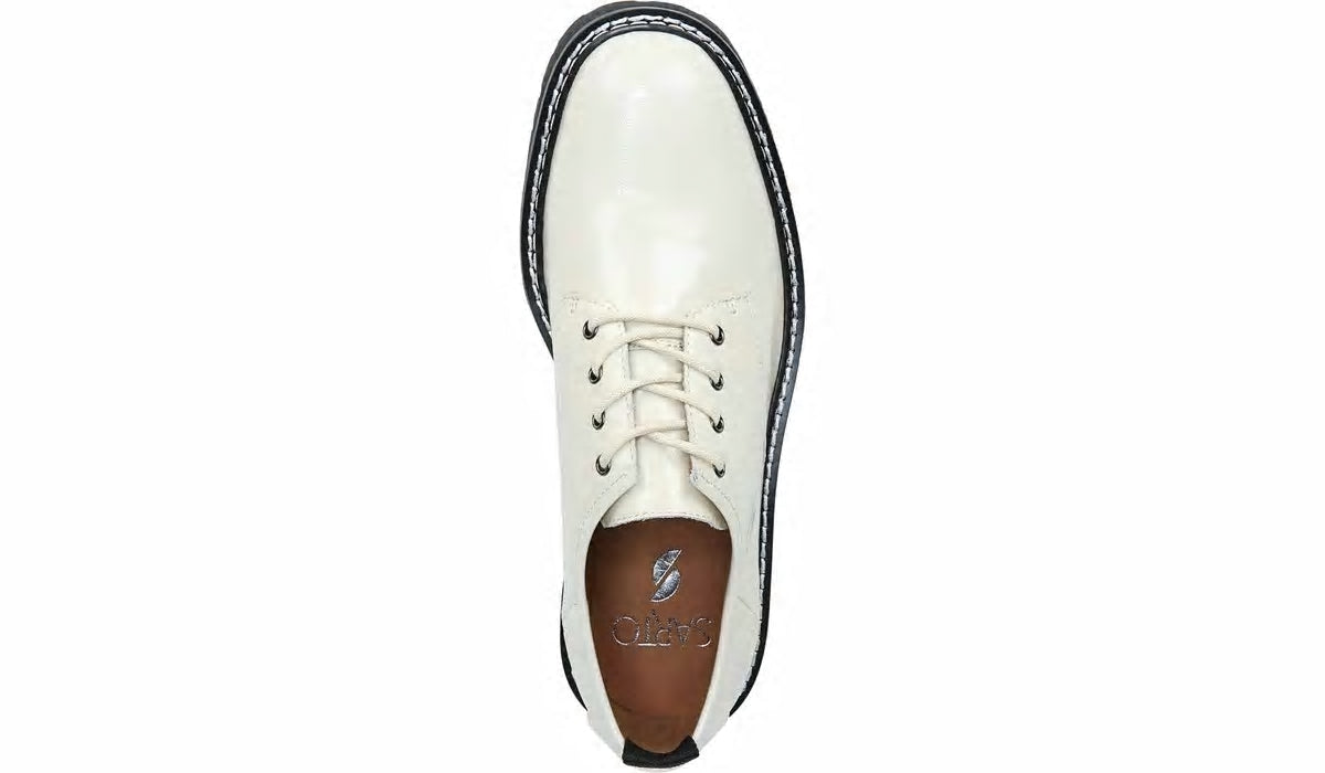 Sarto Florita Platform Oxford - Bianco Leather