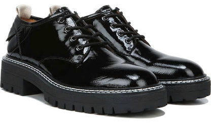 Sarto Florita Platform Oxford - Black Leather