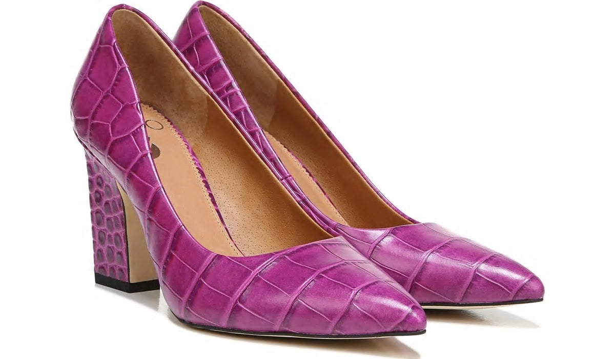 Sarto Sasha Pump - Purple Leather