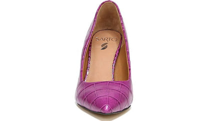 Sarto Sasha Pump - Purple Leather