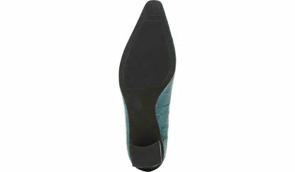 Sarto Regal Pump - Green Leather