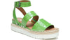 Green Crocco Leather