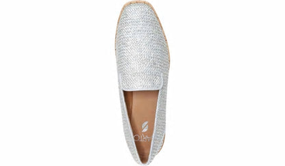 Sarto Clarissa Loafer - Silver Raffia