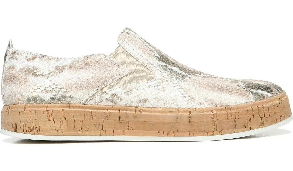 Sarto Daine Slip On Sneaker - Dusty Rose Snake Leather
