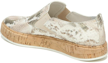 Sarto Daine Slip On Sneaker - Dusty Rose Snake Leather
